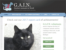 Tablet Screenshot of gainmichigan.org